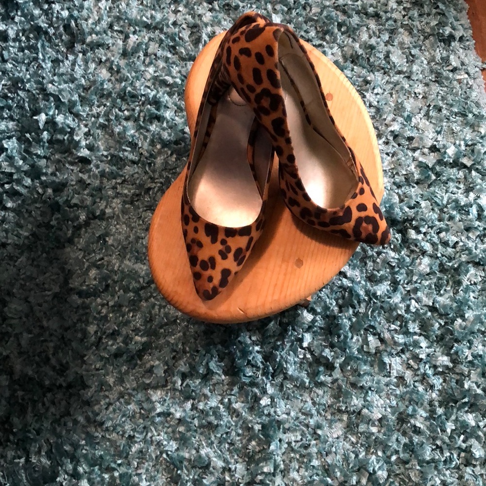 Ana Leopard print heels